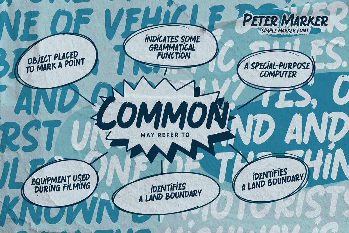 Peter Marker - Simple Marker Font, a Font by Gassstype (Photo 2 of 8)
