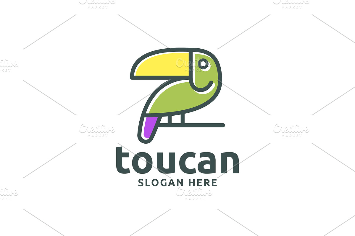 Toucan Bird Logo, a Branding & Logo Template by Artiveko
