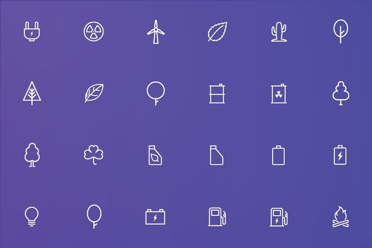 Ecology - Nature and Science Icons, a Solid Icon by FlatLineIcons (Photo 2 of 4)