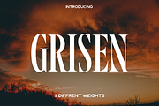 Grisen - Serif Display Font, a Serif Font by Luna Shop (Thumbnail 1 of 9)