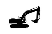 Excavator Construction Vector Bundle, an Illustration by Amazin_art (Thumbnail 18 of 51)