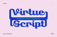 Virtue Script - Display Typefamily