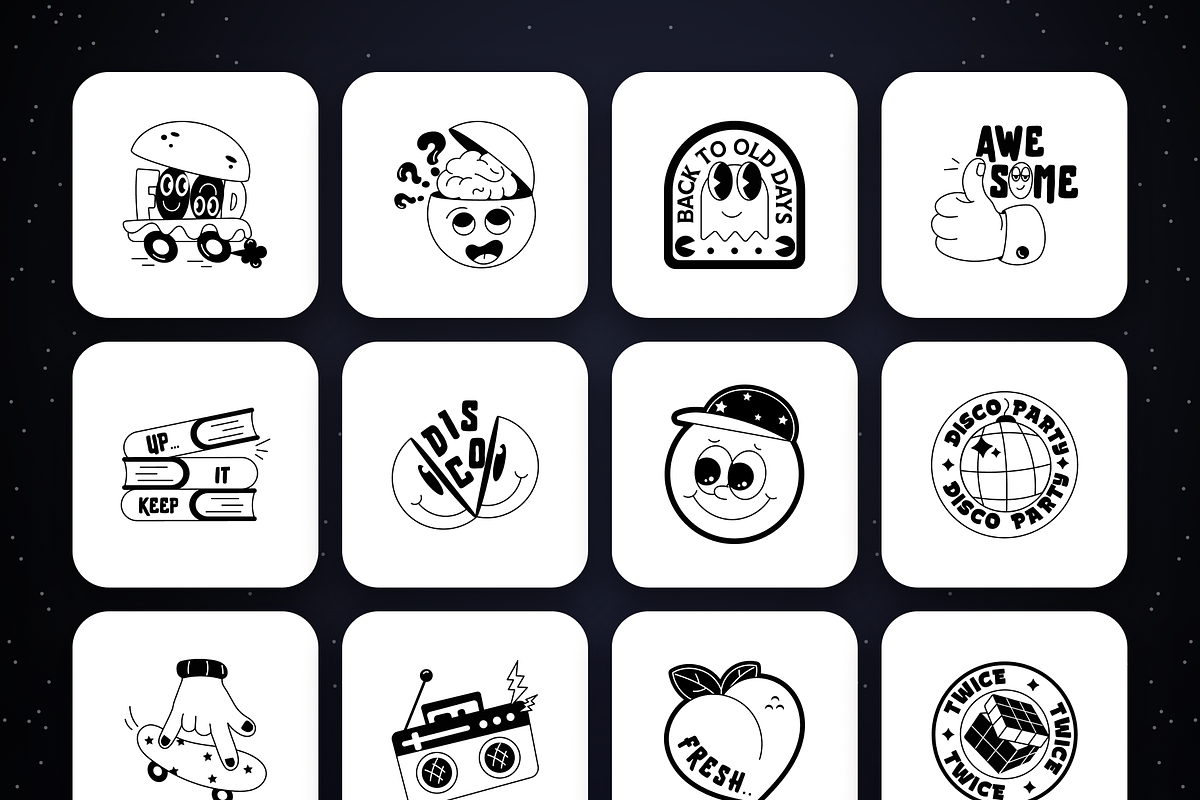 Cartoon Sticker Designs, an Emoji Icon by Prosymbols (Photo 10 of 15)