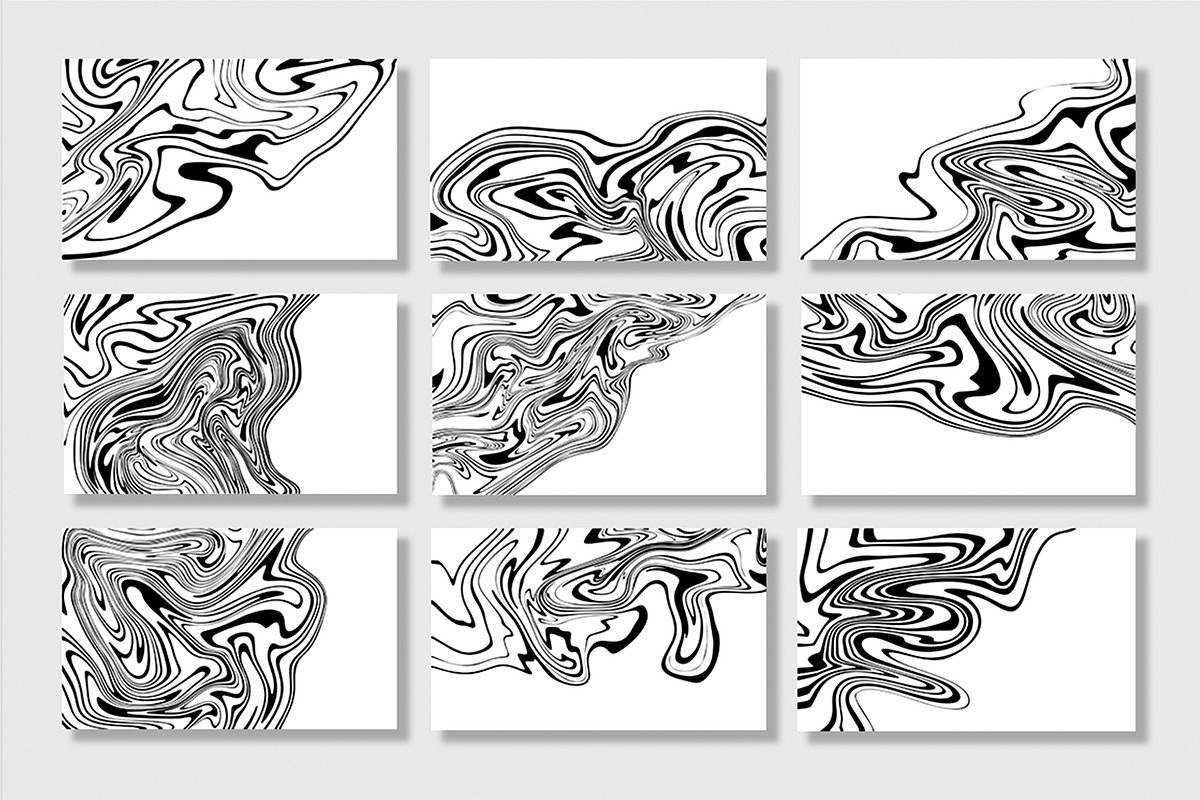 ZEBRA FLUID Collection, a Background Graphic by ViktoriaLapshyna (Photo 4 of 9)