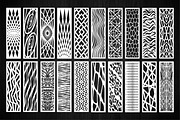 Set of 100 narrow decorative panels, a Graphic by CncCutModel (Thumbnail 4 of 6)