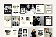 Modern Instagram Carousel Canva, a Social Media Template by Branding Babe Co. (Thumbnail 5 of 9)
