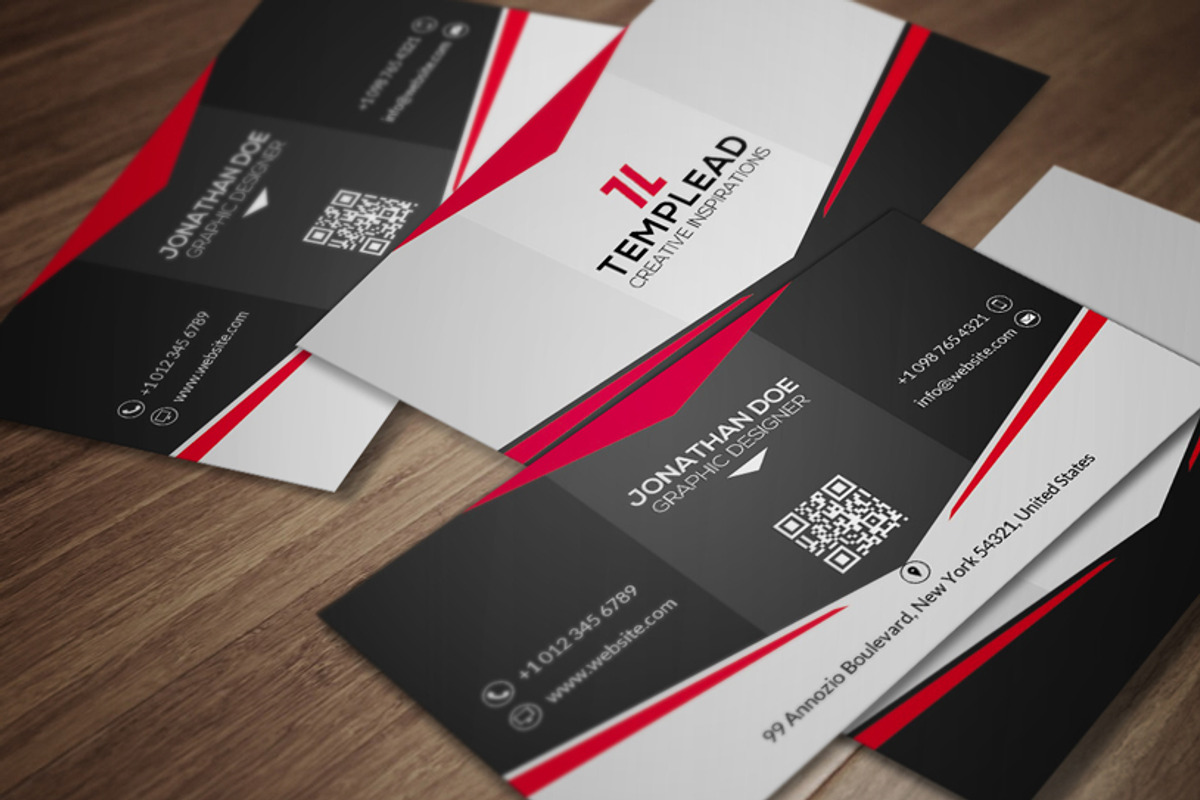 Corporate Business Card CM143, a Business Card Template by annozio (Photo 1 of 4)