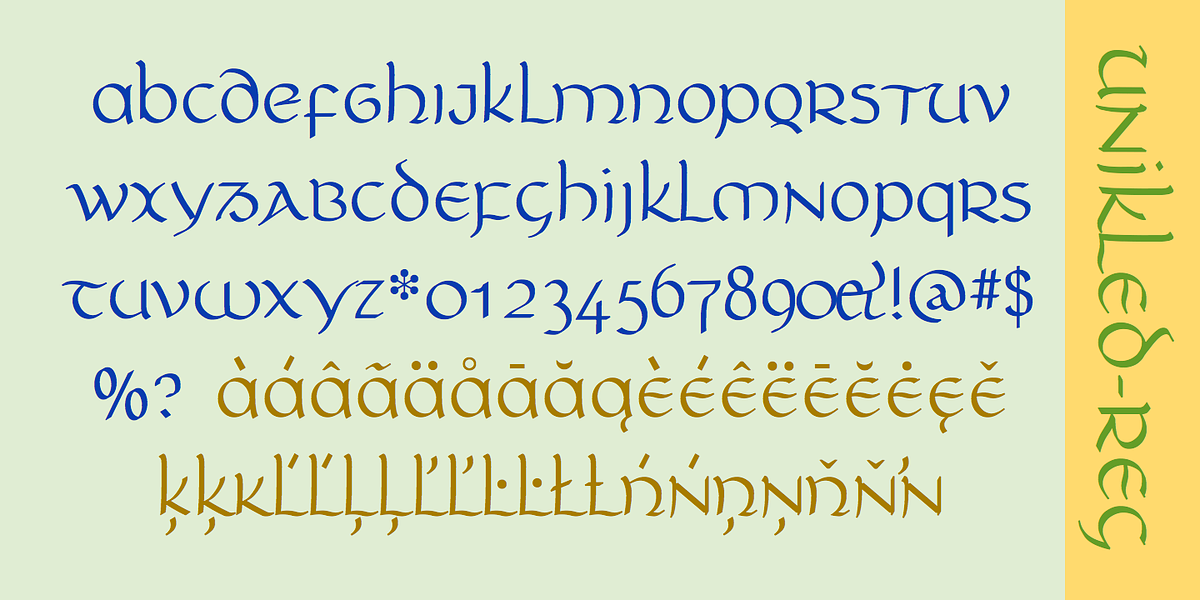 Unikled, a Font by Ingrimayne Type (Photo 6 of 7)