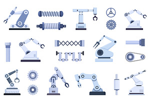 Mechanical parts. Various mechanism, an Illustration by Valerie Bodnar