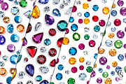 Colorful Rhinestone Seamless Pattern, a Pattern Graphic by Creative Store (Thumbnail 2 of 5)