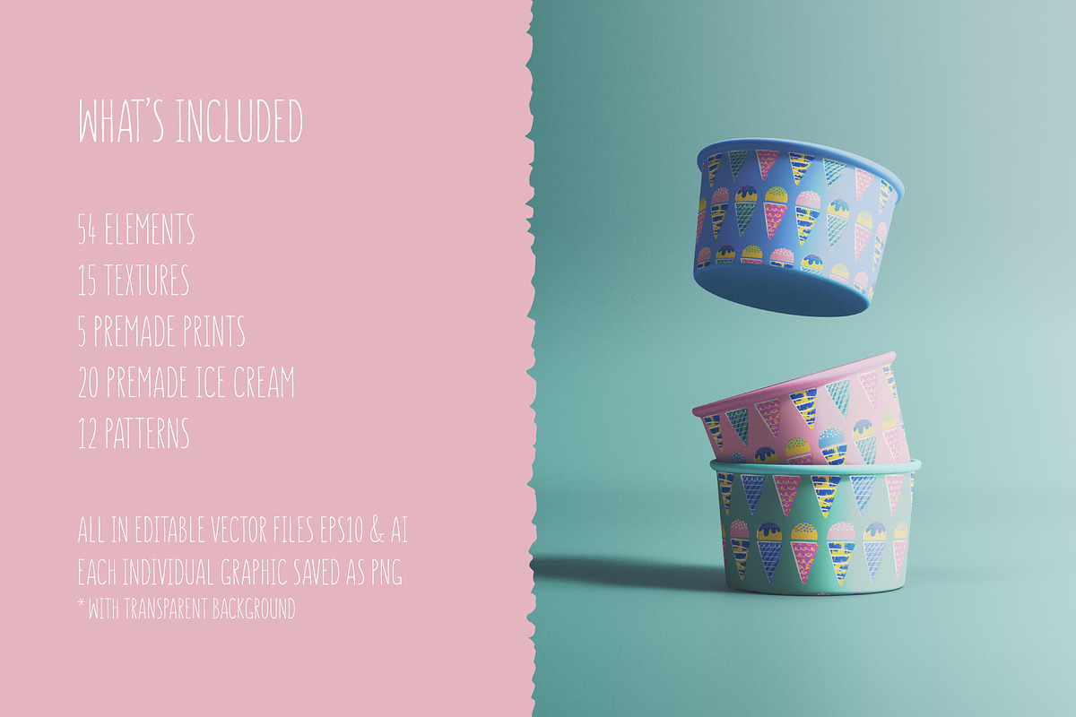 Summer Ice Cream Creator, an Object Graphic by MaNechaeva (Photo 2 of 16)
