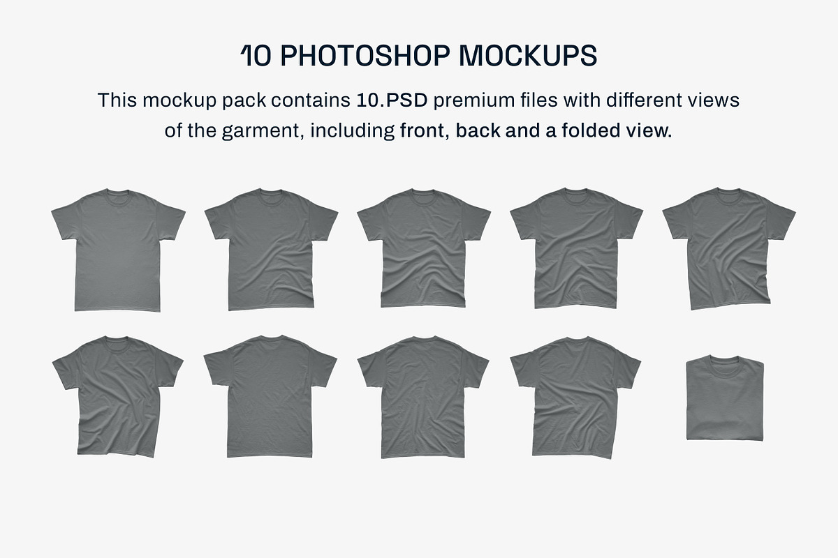 Gildan G800 Dryblend T-Shirt Mockups, a Shirt Mockup by GraphicHero (Photo 2 of 9)