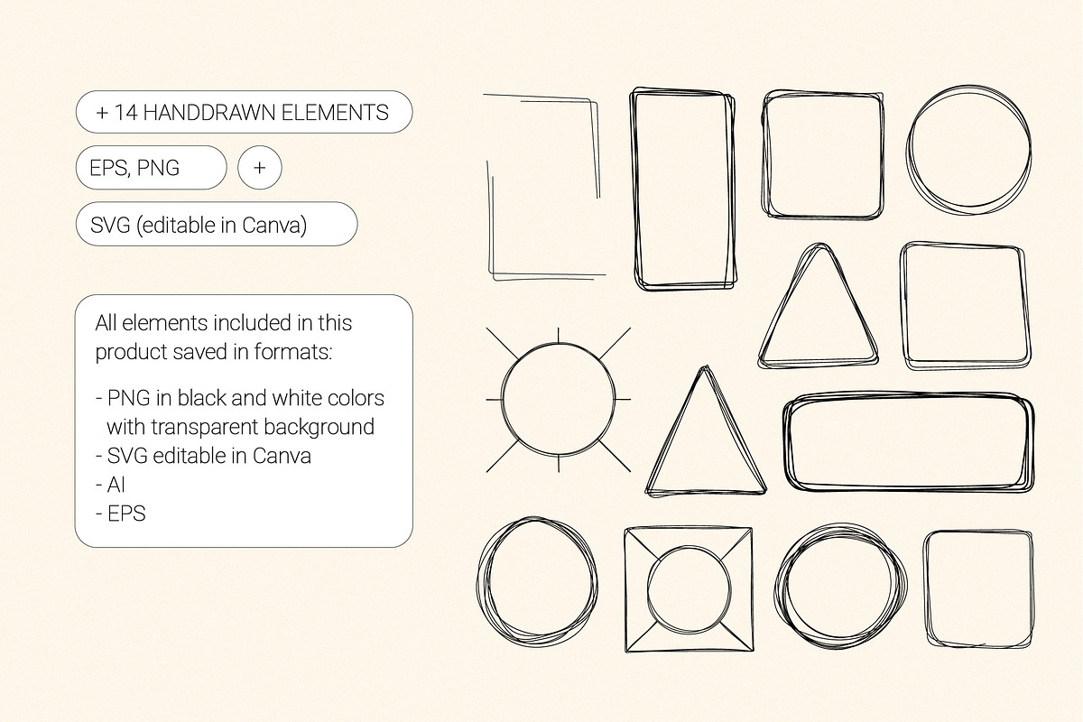 Abstract shapes and elements, an Object Graphic by LiiaLonn Studio (Photo 5 of 6)