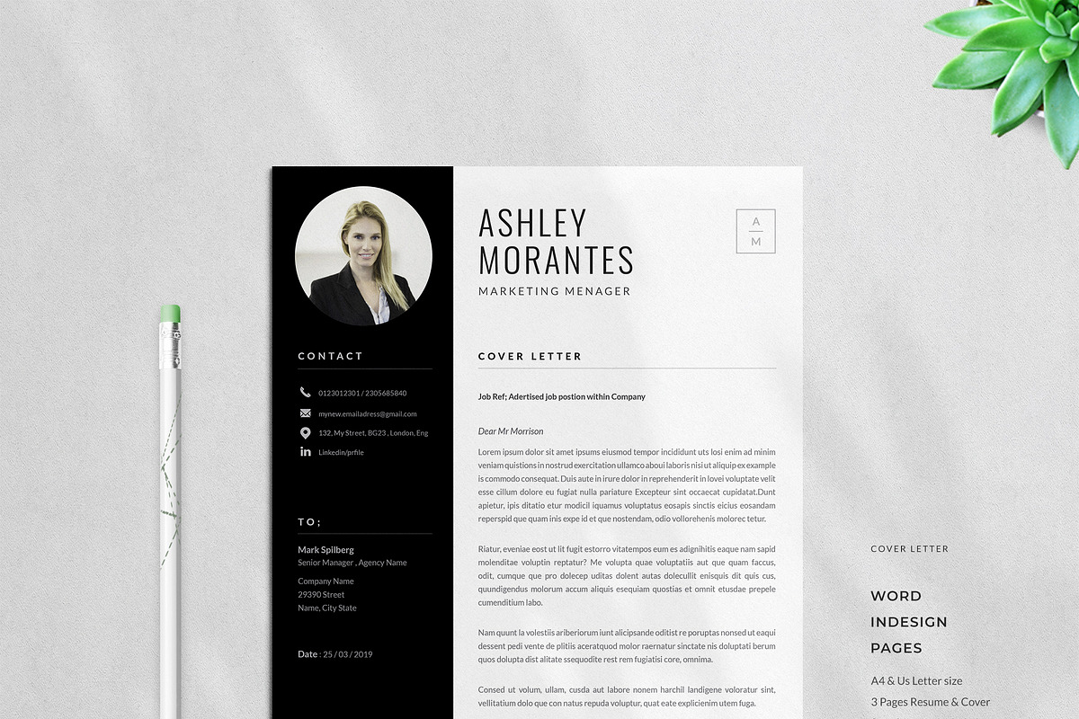 Resume and Page Cover, a Resume Template by Estartshop (Photo 7 of 7)