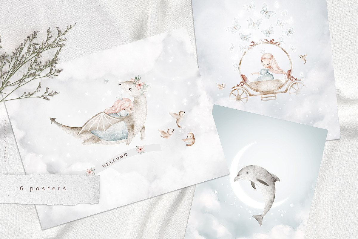 WONDERLAND graphic set, an Animal Illustration by erasovas (Photo 7 of 13)