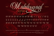 Berlyana Sensual, a Script Font by Burntilldead (Thumbnail 12 of 14)