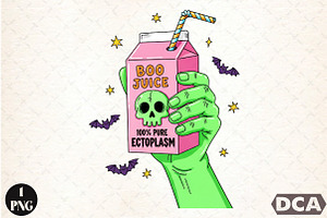 Boo Juice Halloween PNG – Funny Ghos, an Illustration by DreamCafeArt