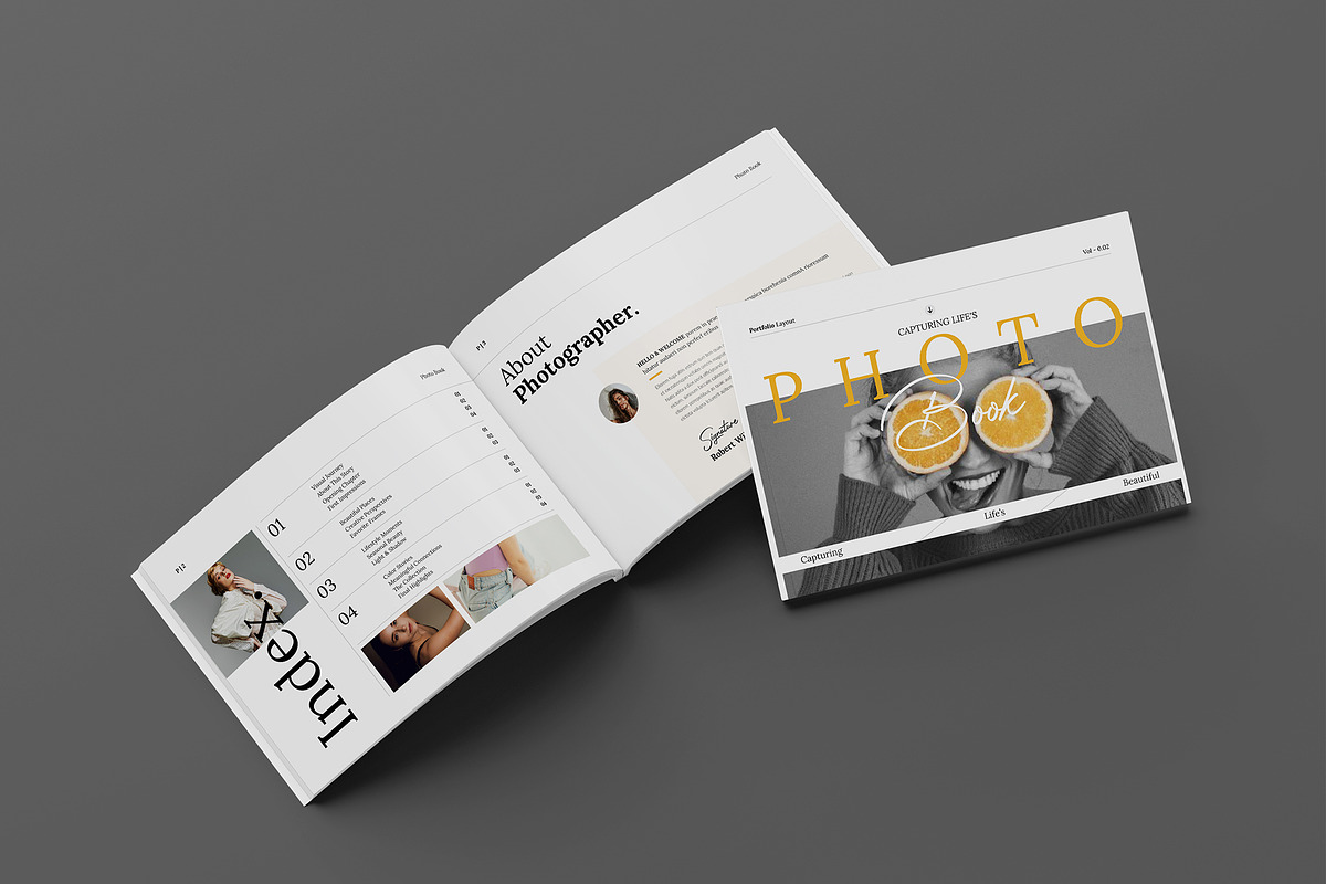 Photography Magazine Template Lands, a Magazine Template by Spark_Creative (Photo 2 of 14)