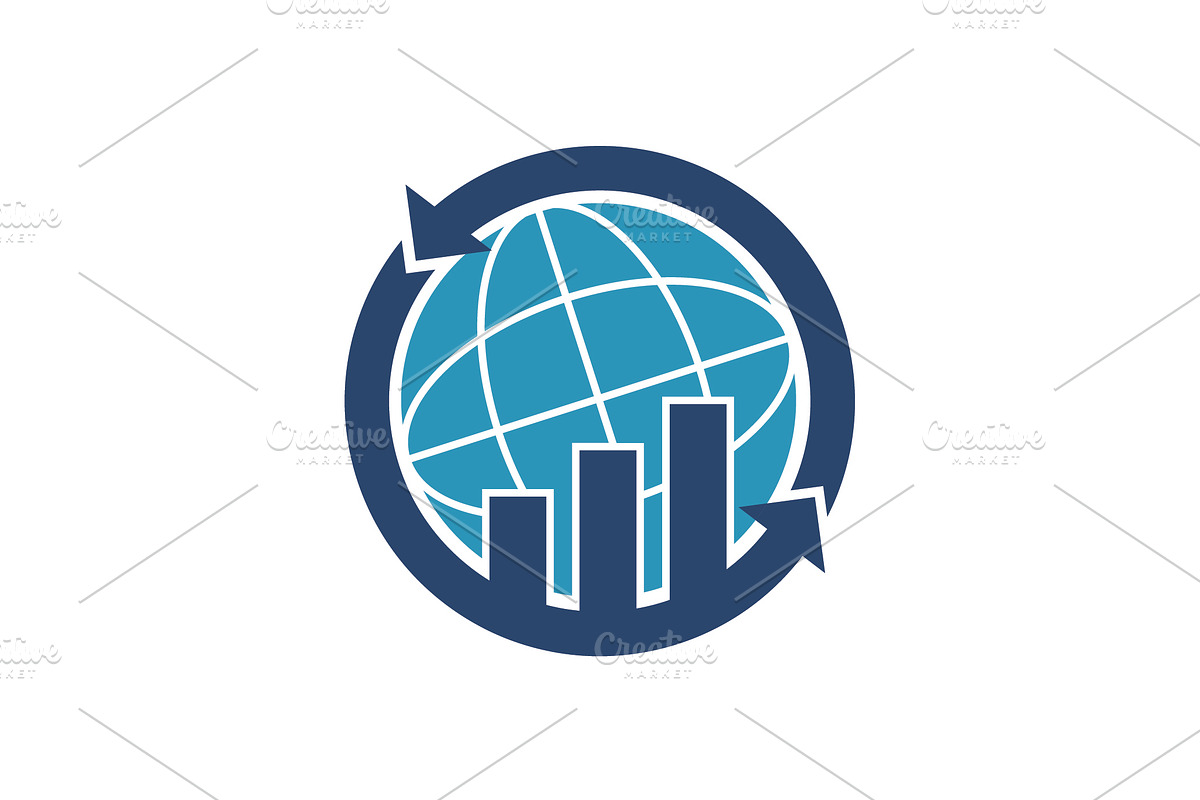 Global Finance Simple Logo, a Branding & Logo Template by Logo Loom (Photo 1 of 4)