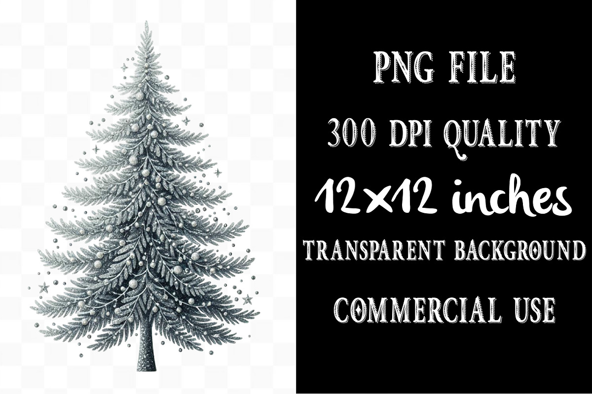 Glitter Christmas Elements Clipart, an Illustration by Designking (Photo 4 of 5)