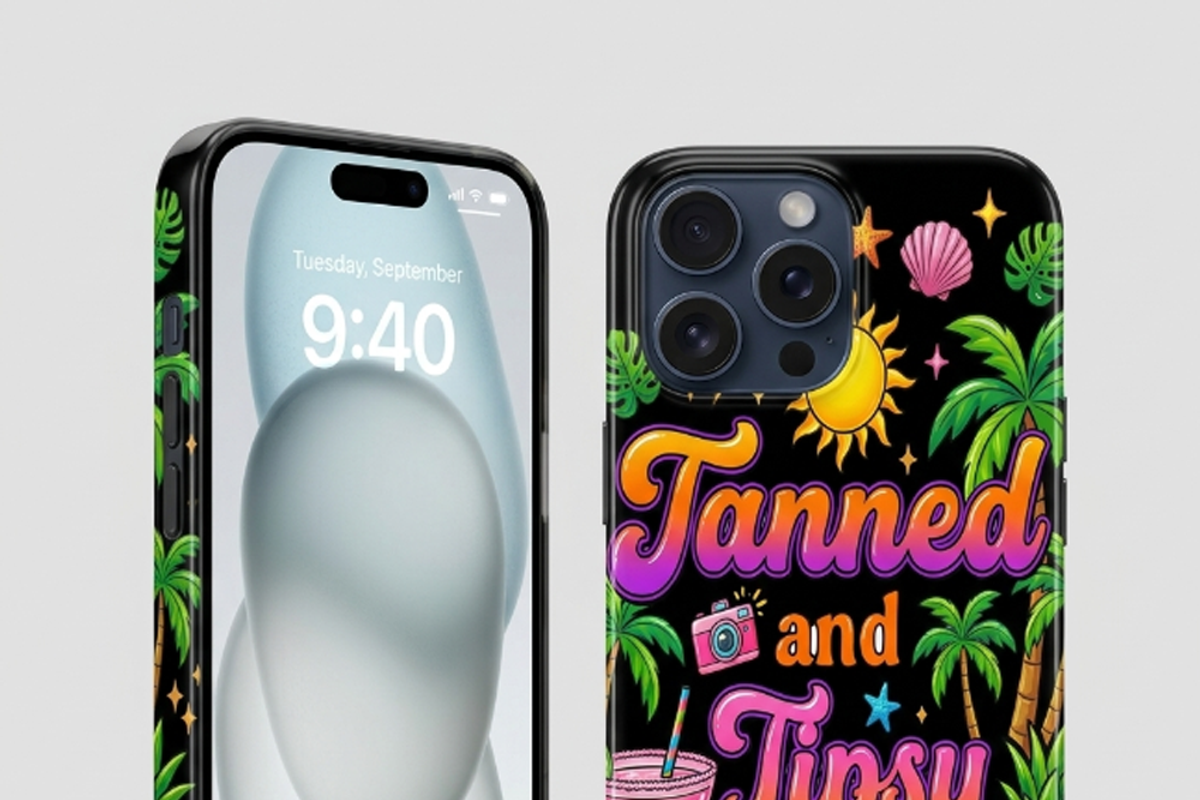 Tanned and Tipsy T-Shirt Design, a Shirt Mockup by Vector Stall (Photo 6 of 9)