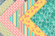 Summer Digital Paper Patterns, a Pattern Graphic by Leska's Digitals (Thumbnail 2 of 5)