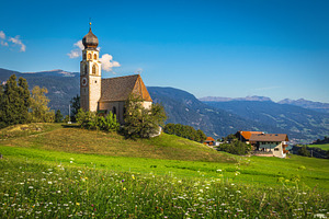 Church of St Konstantin near Siusi, an Architecture Photo by Alpine Dreams