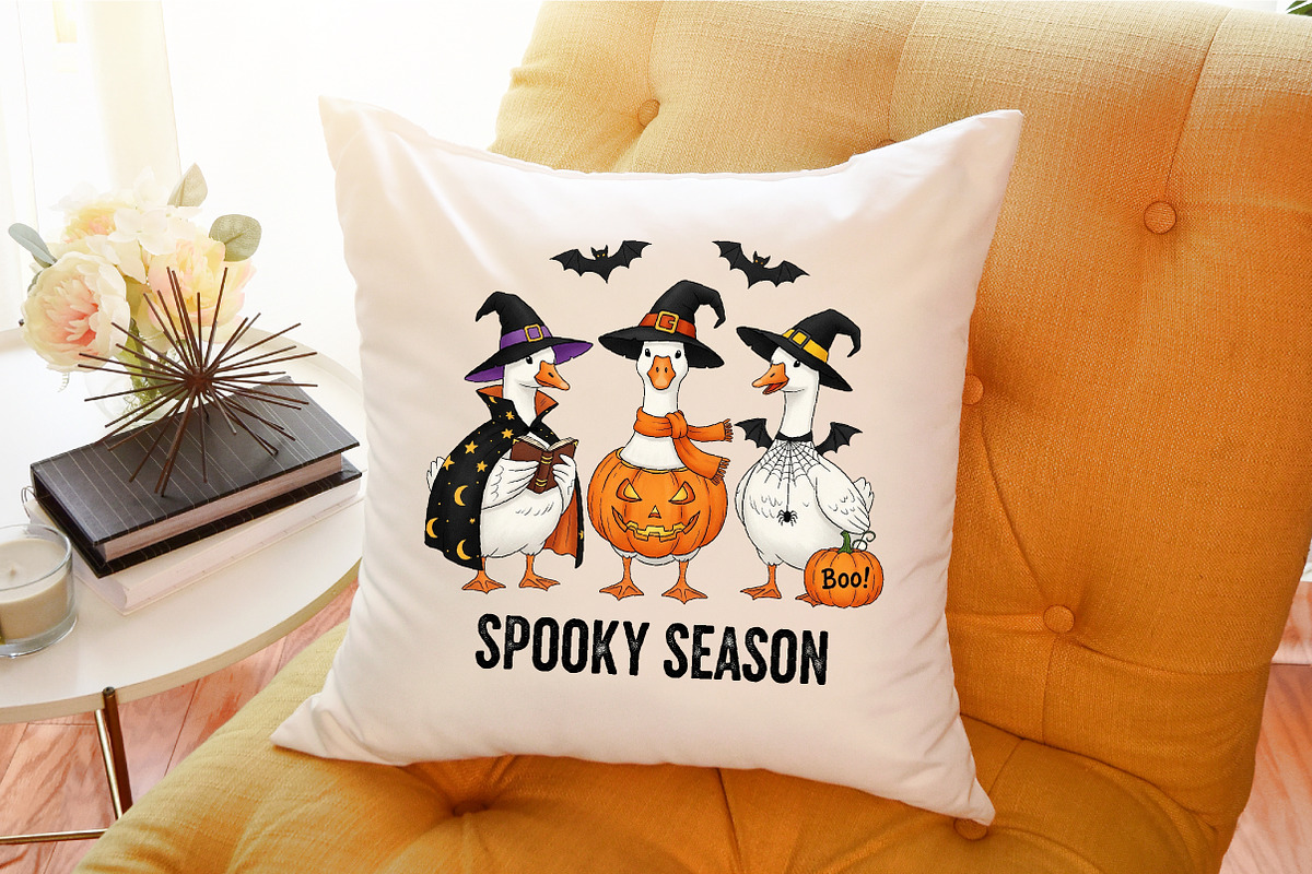 Funny Goose Halloween-Goose Hallowee, an Illustration by Sublimation Artist (Photo 9 of 9)