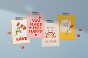 Love Message Valentine's day clipart, an Object Illustration by Felizabeth Design (Thumbnail 5 of 9)