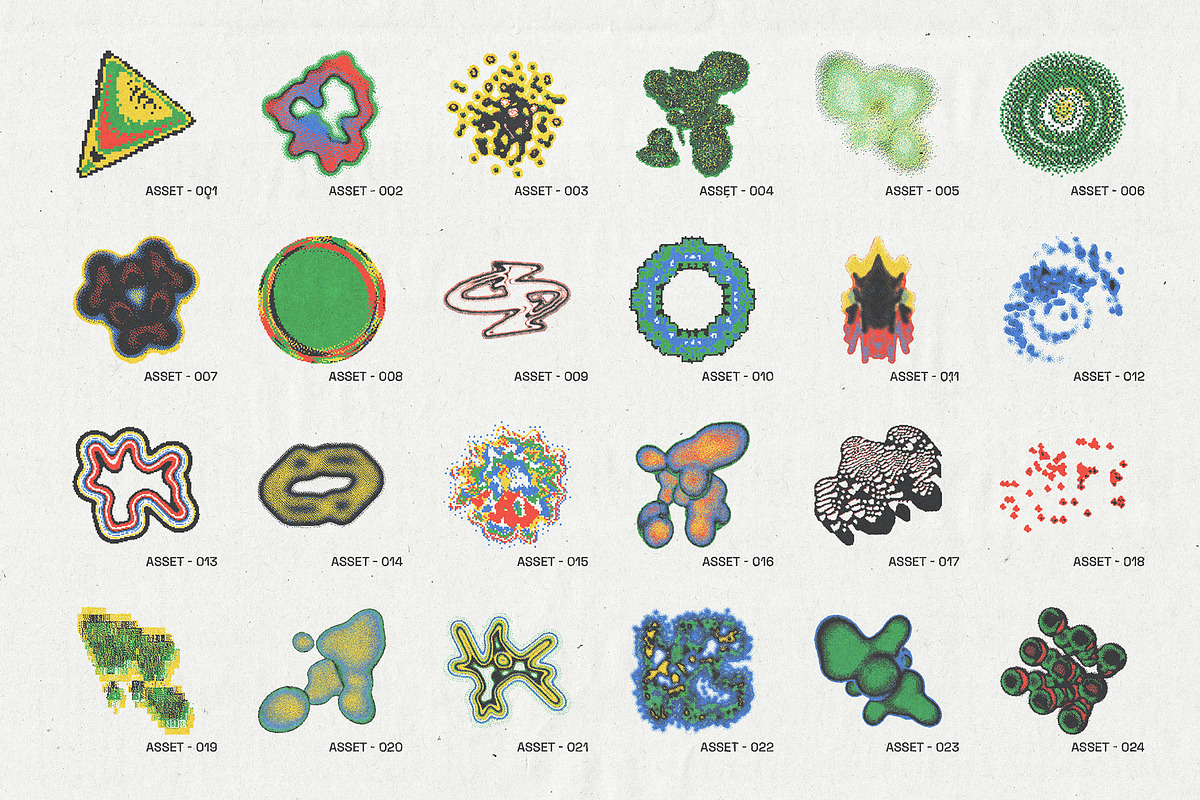 Color Disruptions, a Graphic by Vanzyst