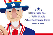Uncle Sam, an Illustration by doghead (Thumbnail 2 of 2)