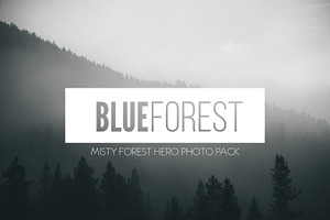 Photo Pack: Blue Forest Fog