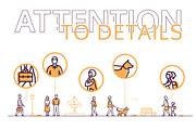 City, animals, people: line elements, an Animal Illustration by Boyko Pictures (Thumbnail 4 of 8)