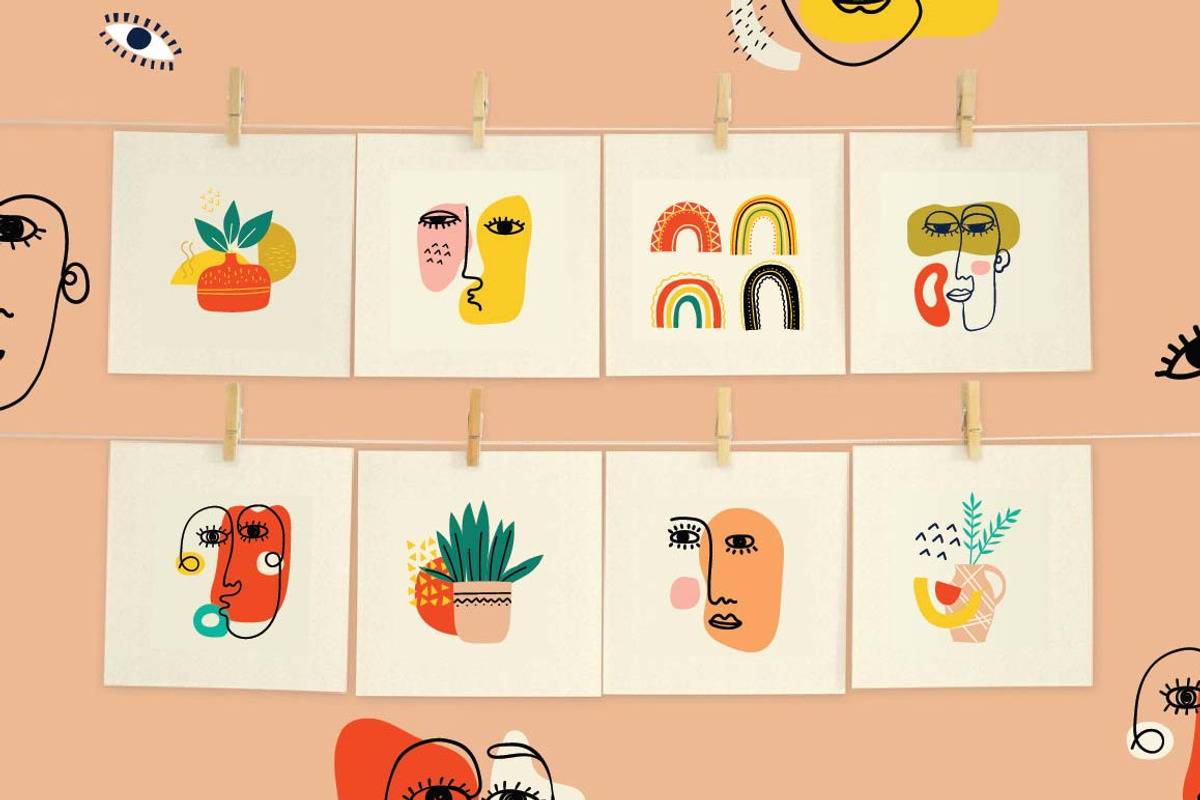 150+ Abstract graphic illustrations, a Decorative Illustration by Virinaflora (Photo 11 of 15)