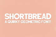 Shortbread - a quirky geometric font, a Handwritten Font by Amber Nest Design (Thumbnail 1 of 11)