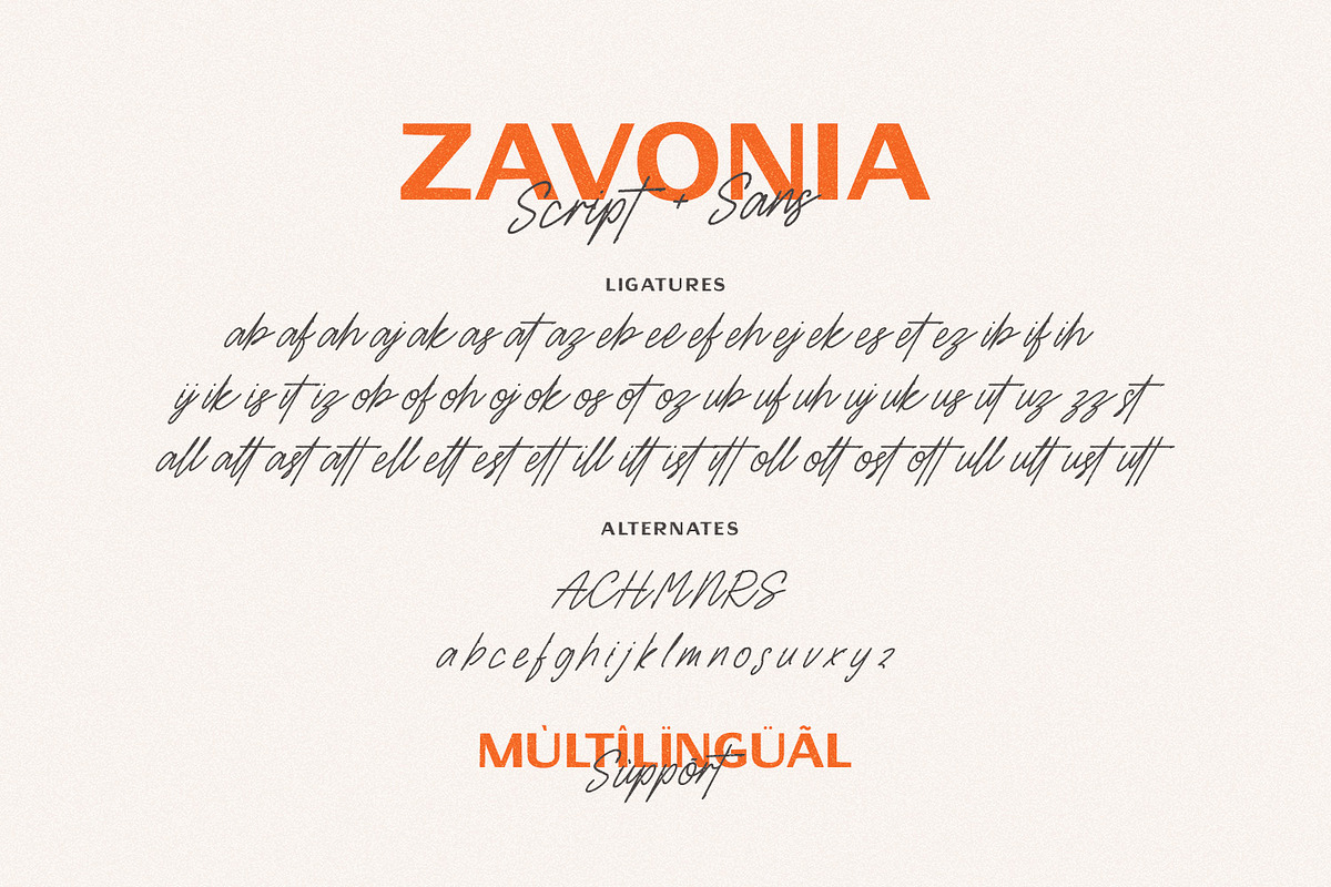 Zavonia – Elegant Script & Sans Font, a Font by Hasbi Creative (Photo 12 of 12)