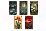 Flowers Card PNG Sublimation, an Illustration by Dream Creation (Thumbnail 5 of 5)