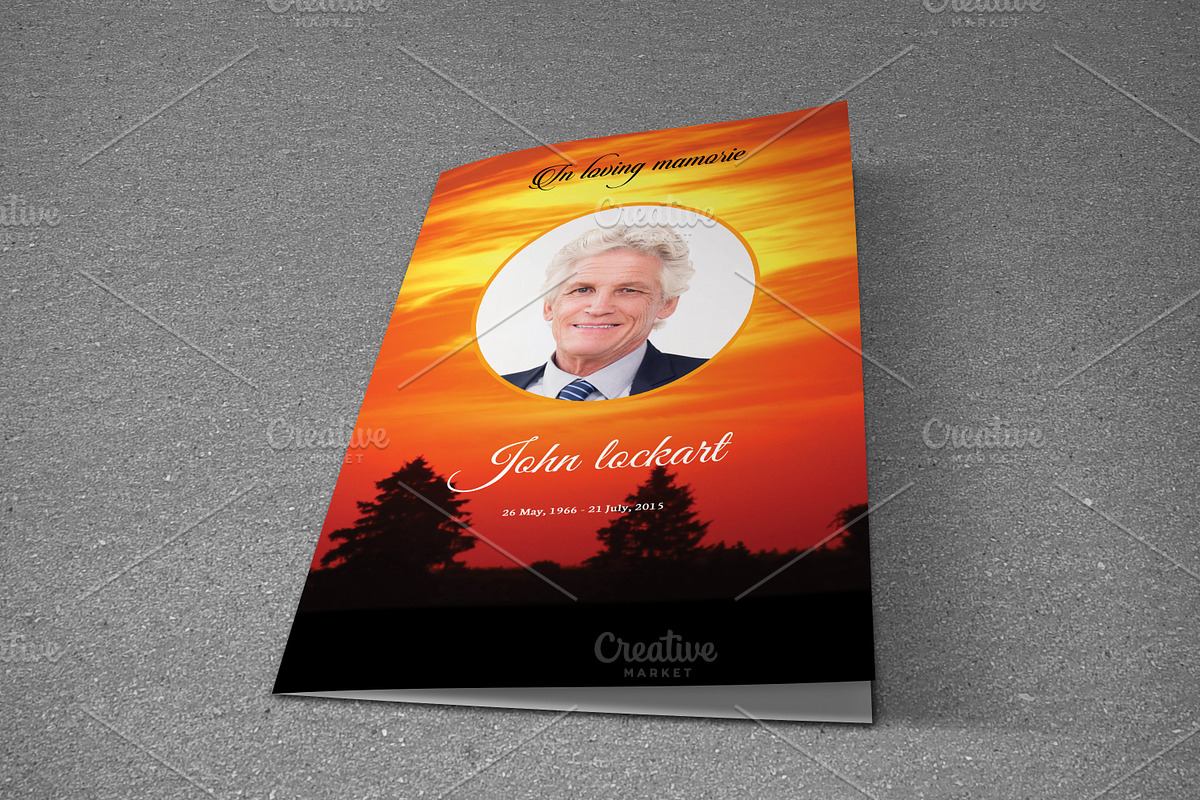 Funeral Program Template-T706, a Brochure Template by Template Shop (Photo 4 of 4)