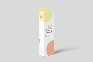 Tea Dispenser Box Mockup