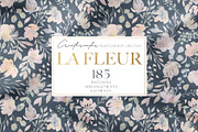 Watercolor Flower Pattern Collection, a Pattern Graphic by Alisa Fimen Design (Thumbnail 1 of 11)