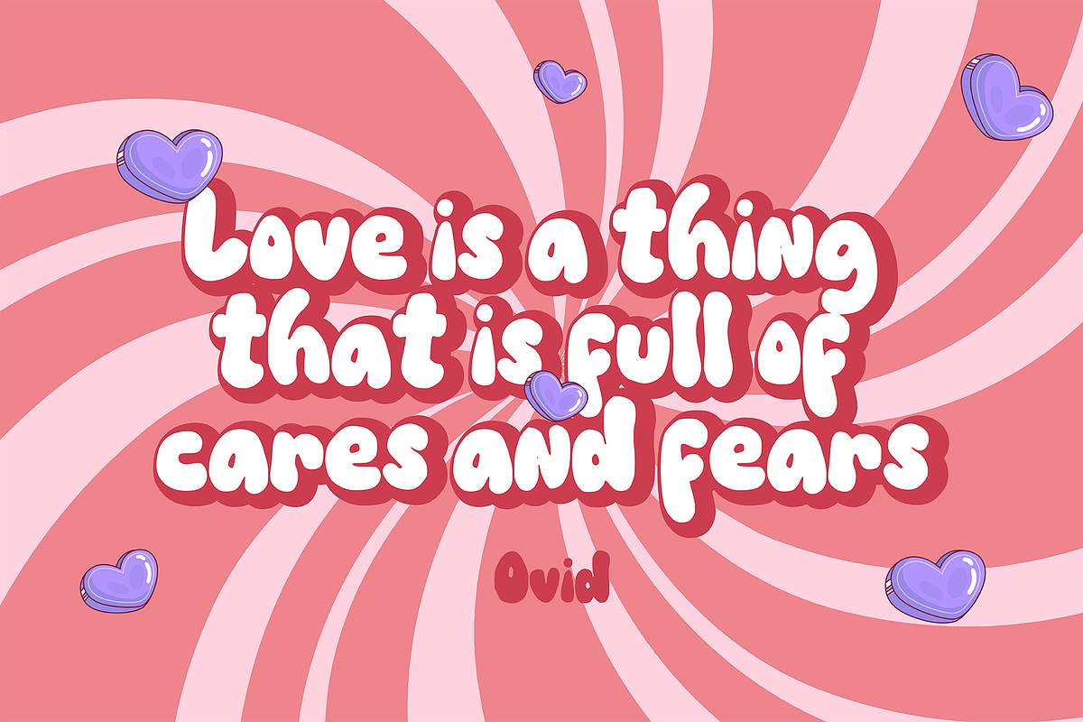 Love Miaw Display Font, a Handwritten Font by Authentic Studio (Photo 5 of 7)