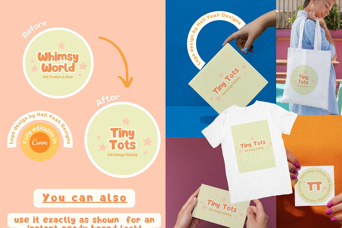 Kids Logo Branding Templates preview 7