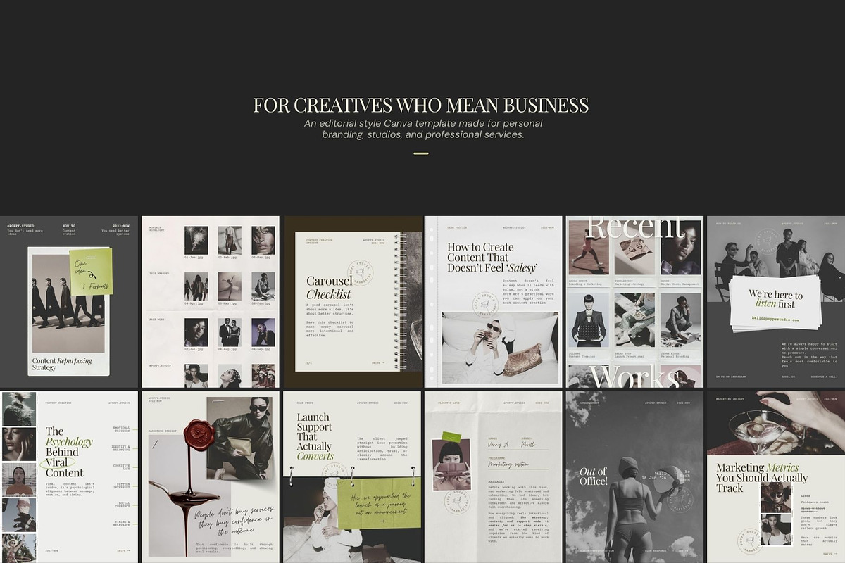 Minimalist Editorial Instagram Post, a Social Media Template by And Done Studio (Photo 3 of 8)
