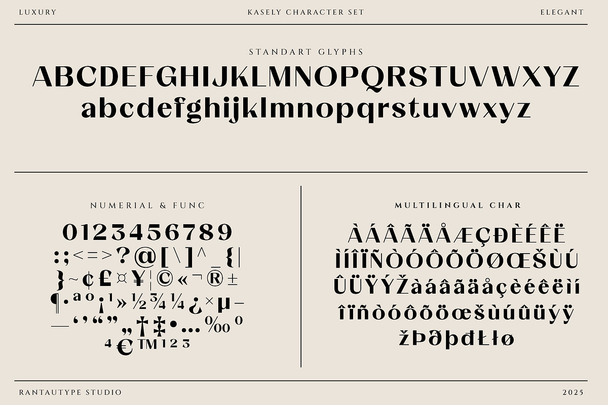 Kasely Classy Luxury Sans Font, a Sans Serif Font by RantautypeStudio (Photo 16 of 17)