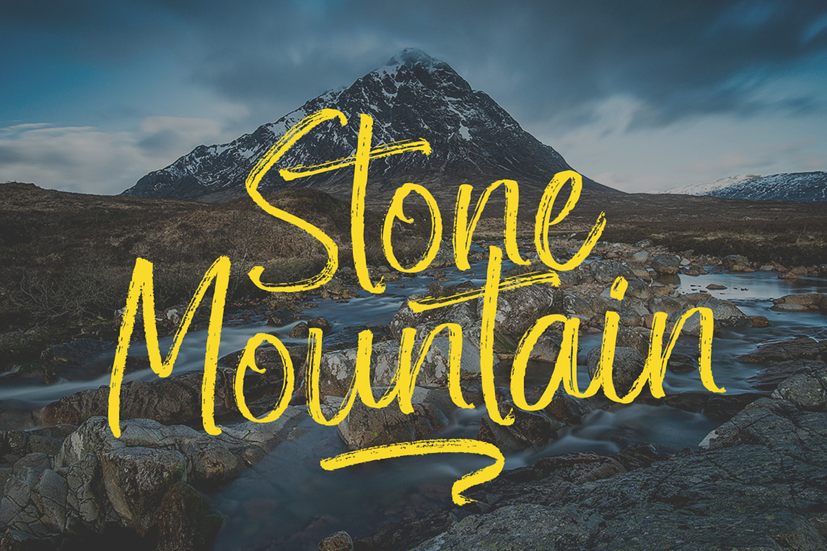 Bestome Brush, a Script Font by Stripes Studio (Photo 7 of 9)