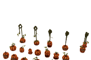 Halloween Cemetery Set, an Environmental 3D Model by 3Dfancy (Thumbnail 6 of 12)