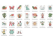 Tiny Curiosities Whimsical Clipart, an Illustration by Vita Zuka Art (Thumbnail 2 of 8)