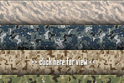 Camouflage Pattern Set, a Pattern Graphic by Alex Serada (Thumbnail 3 of 3)