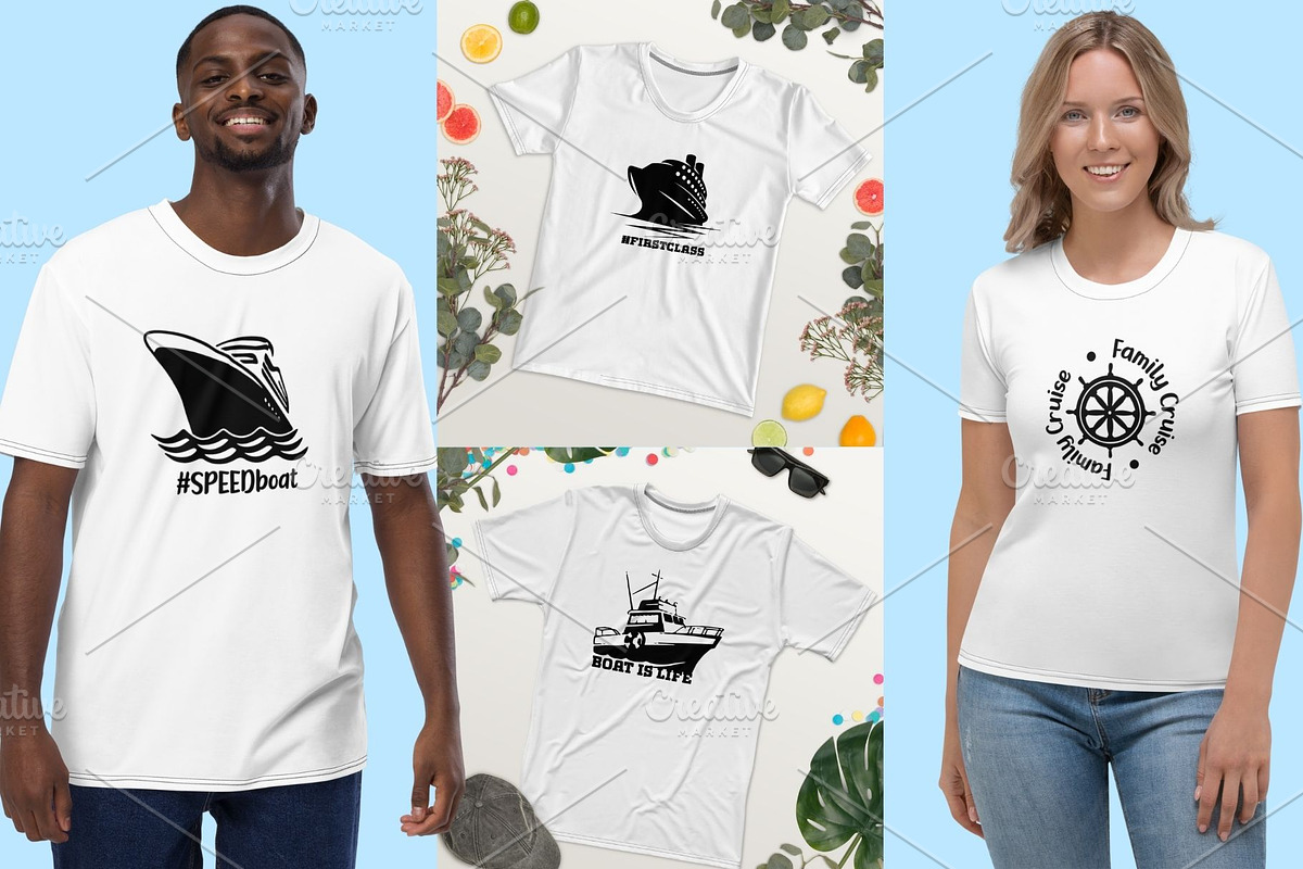 Cruise Ship Bundle, a Transportation Illustration by Expose_Adam (Photo 2 of 3)