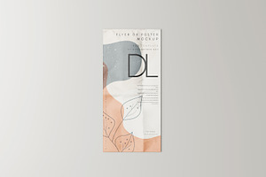 DL Size Flyer Or Poster Mockup